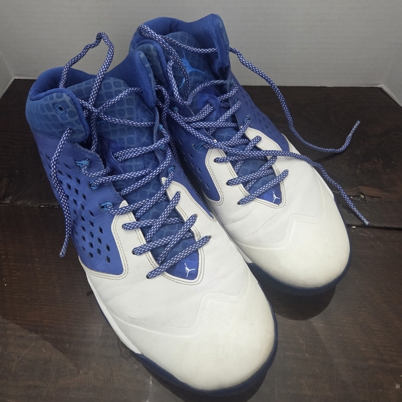 Nike Other - Nike Air Jordan Flight Speed Blue and White High-Top Sneakers Size 12